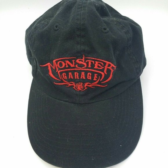 Monster Garage Black Hat Red 